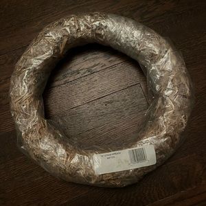 Two 12” Straw Wreaths